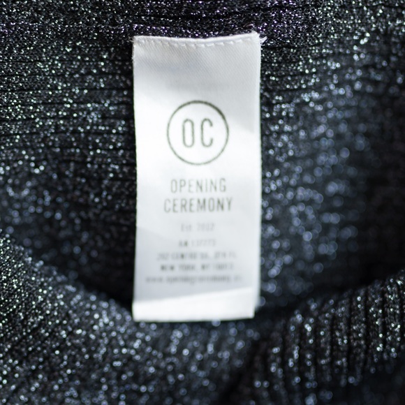 OPENING CEREMONY Sweater Crewneck, Black, Size Medium / Large 6 - Picture 7 of 12